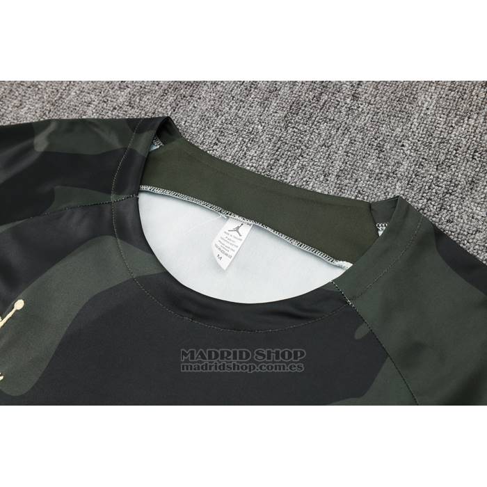 Chandal del Paris Saint-Germain Jordan Manga Corta 2024-2025 Verde - Pantalon Corto